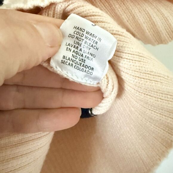 Entro Cardigan Sweater in Tan and Black Stripe - Size S - Picture 6 of 6